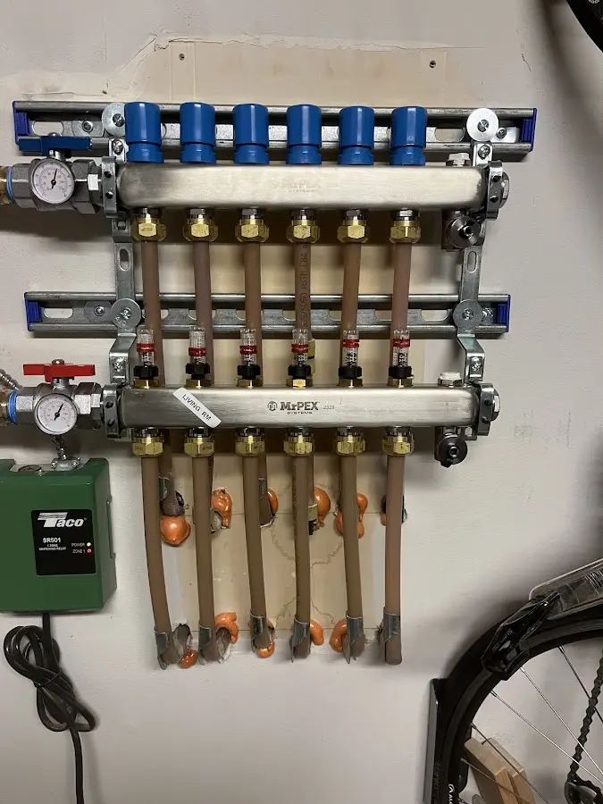 Plumber performing Leak Detection at a residential property in Red Oak